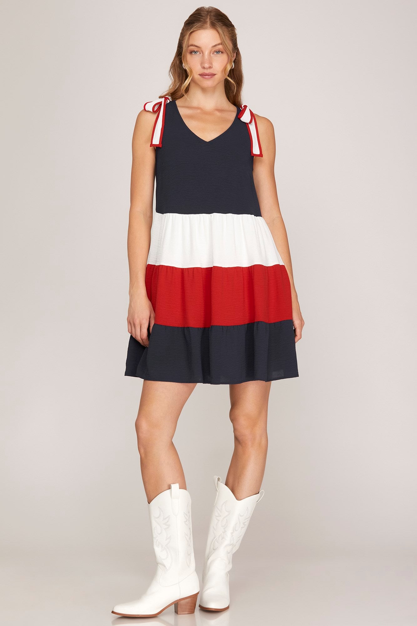 Americana Bow Dress