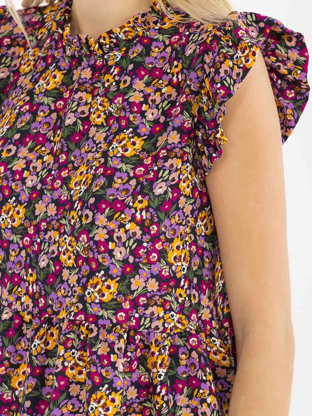 Short Sleeve Floral Top