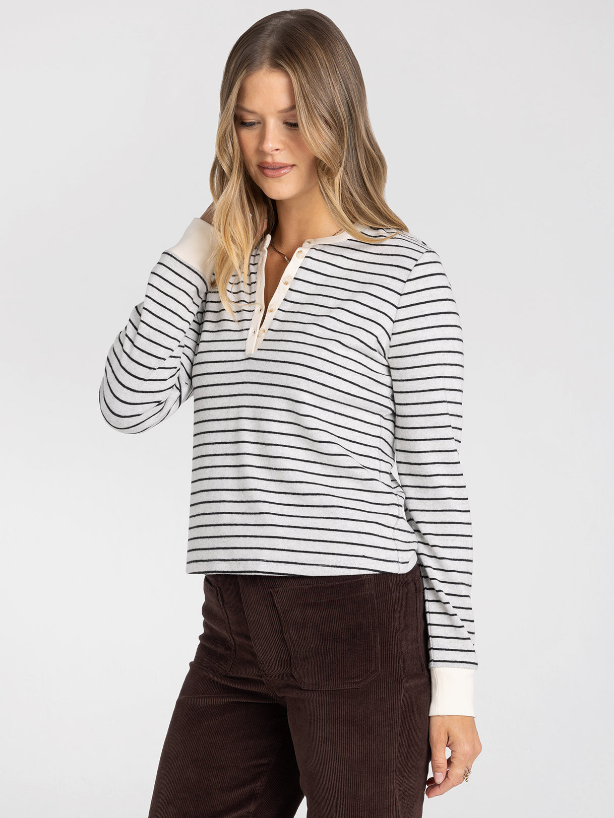 Aeris Stripe Top