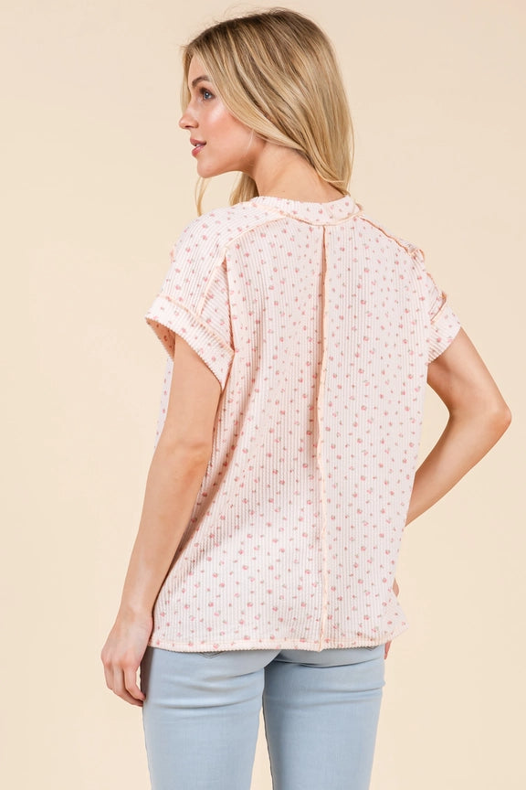 Baby Pink Floral Top