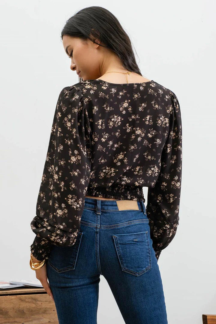 Floral Woven Top