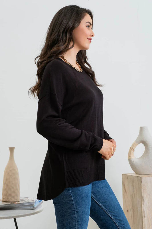 Button Back Sweater