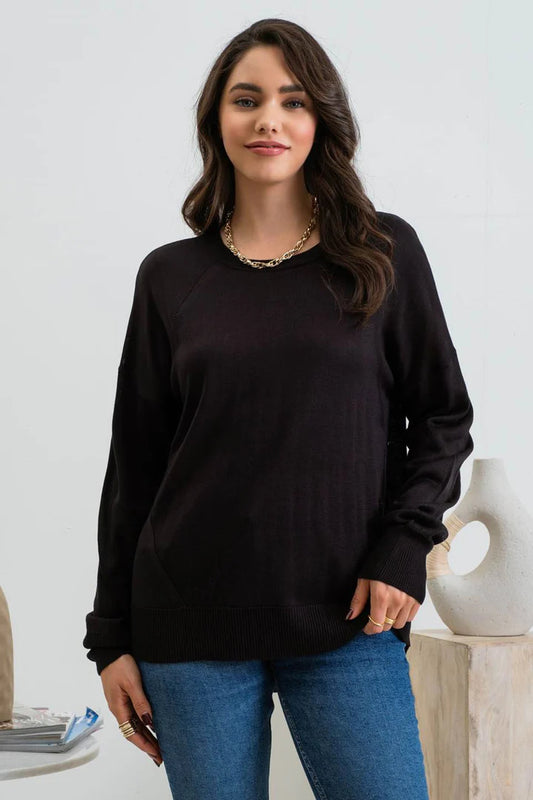 Button Back Sweater