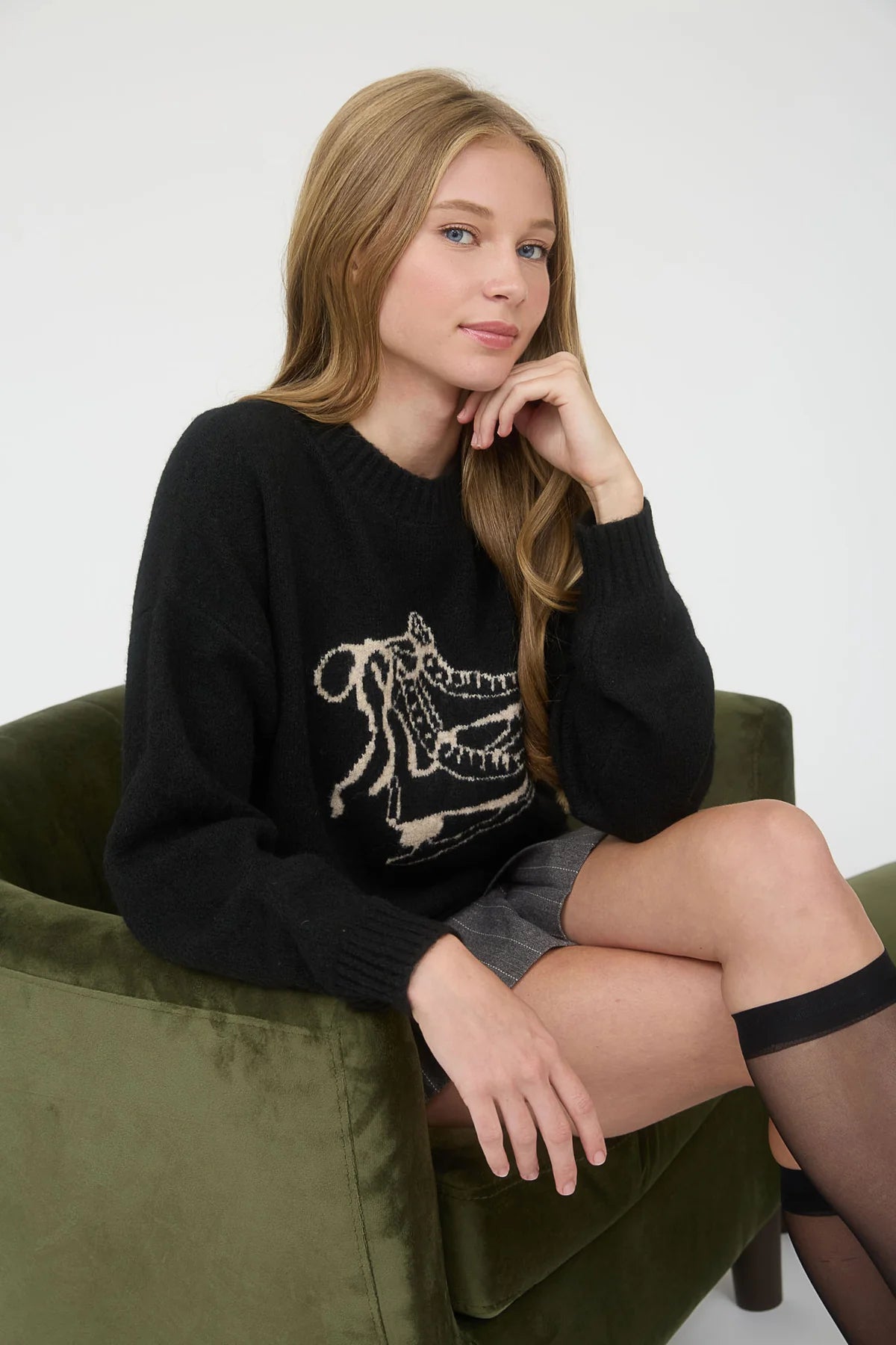Ice Skate Sweater