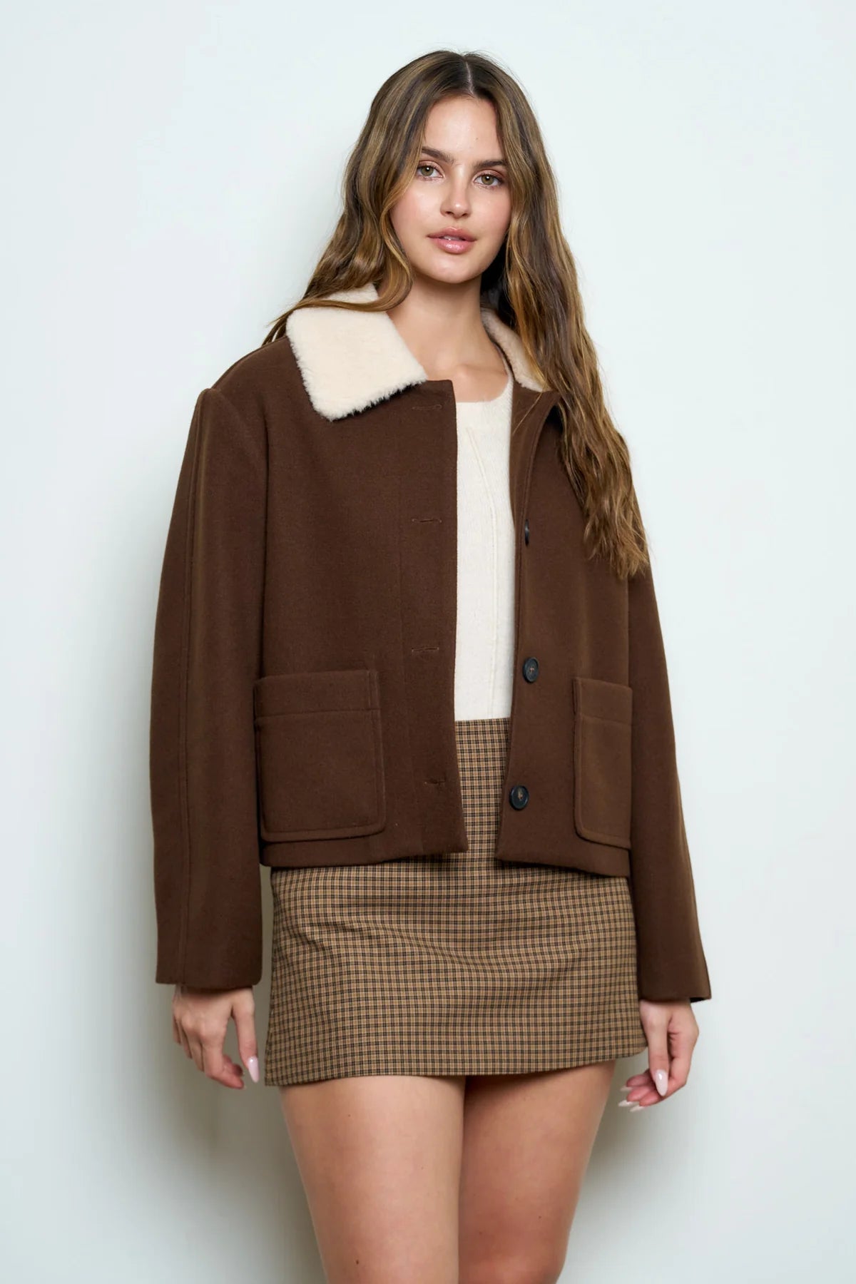 Sherling Collar Jacket