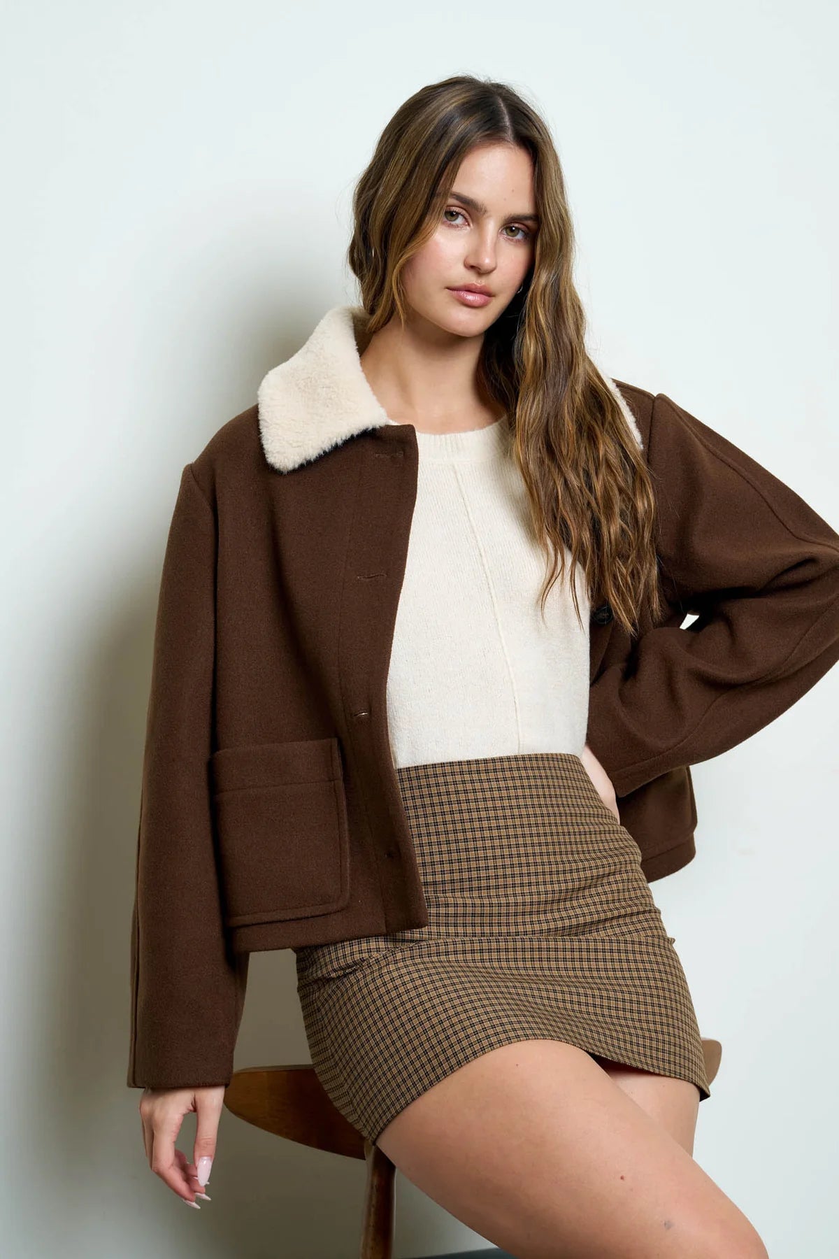 Sherling Collar Jacket