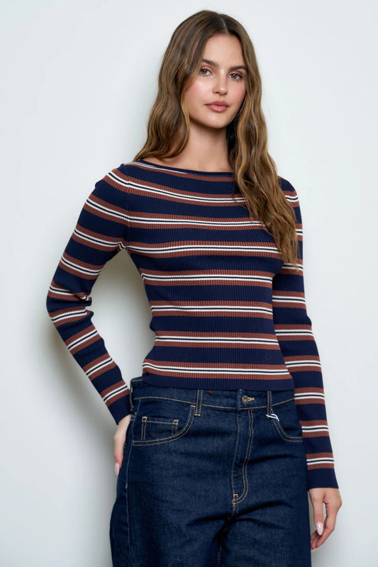 Multi-Color Stripe Top
