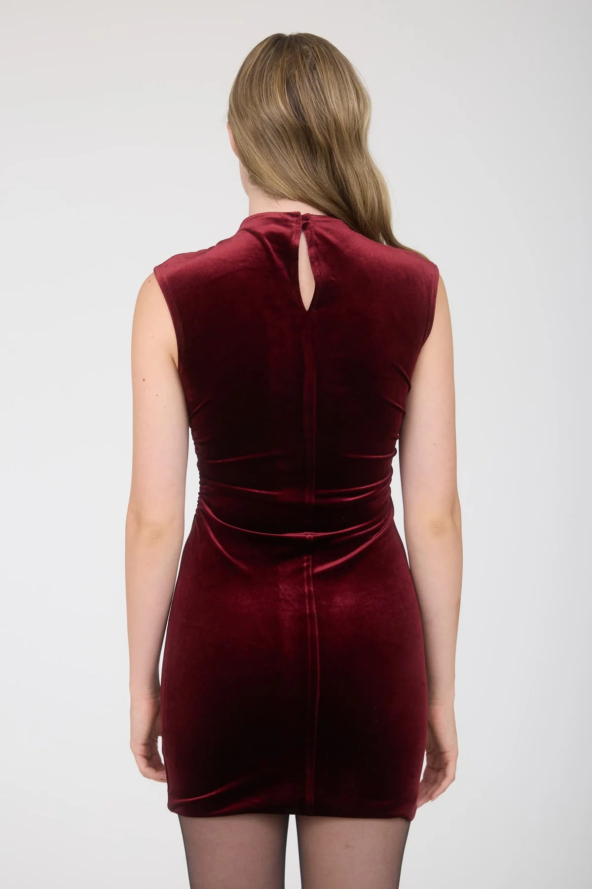 Red Velvet Mini Dress