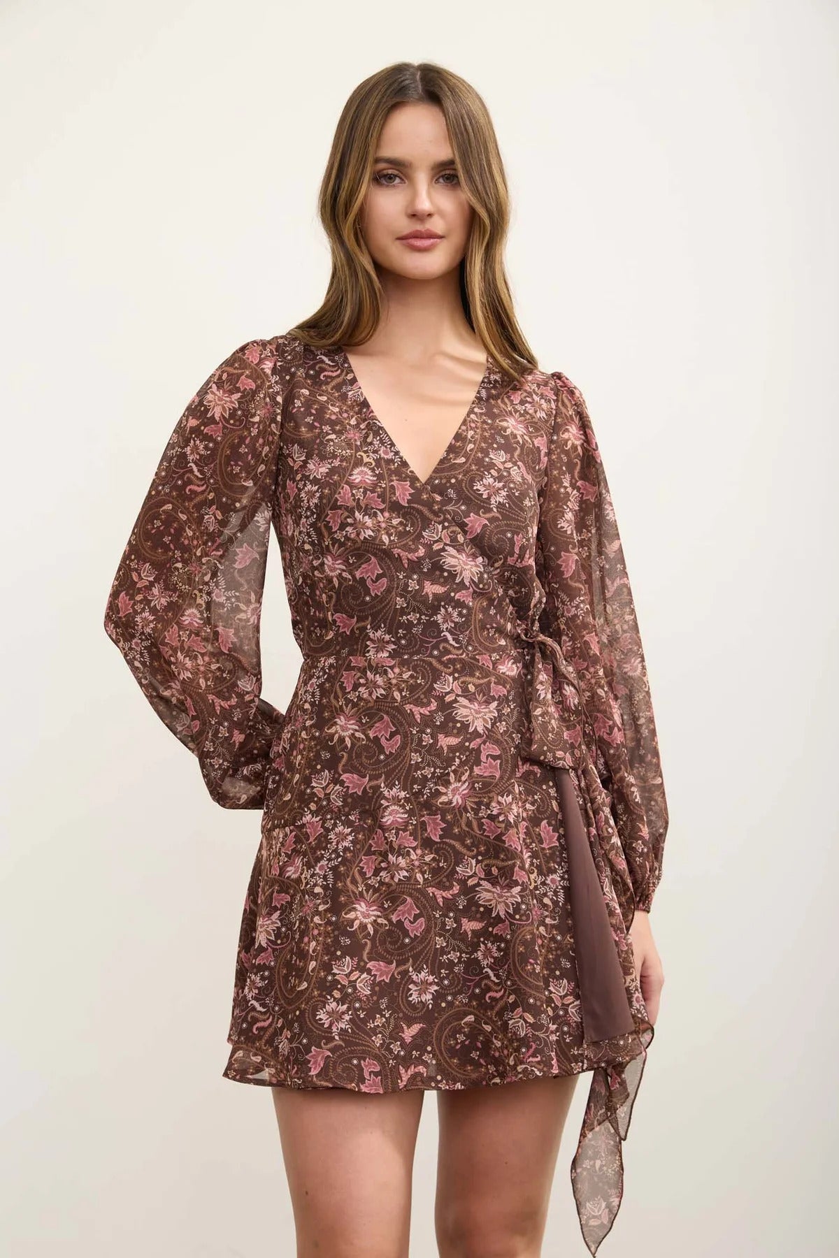 Paisley Wrap Dress