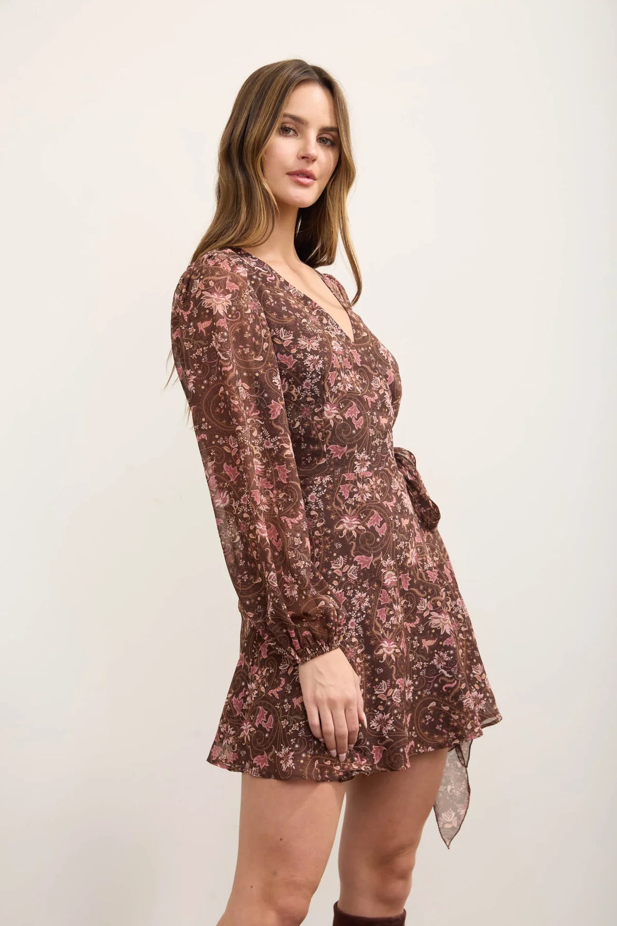 Paisley Wrap Dress