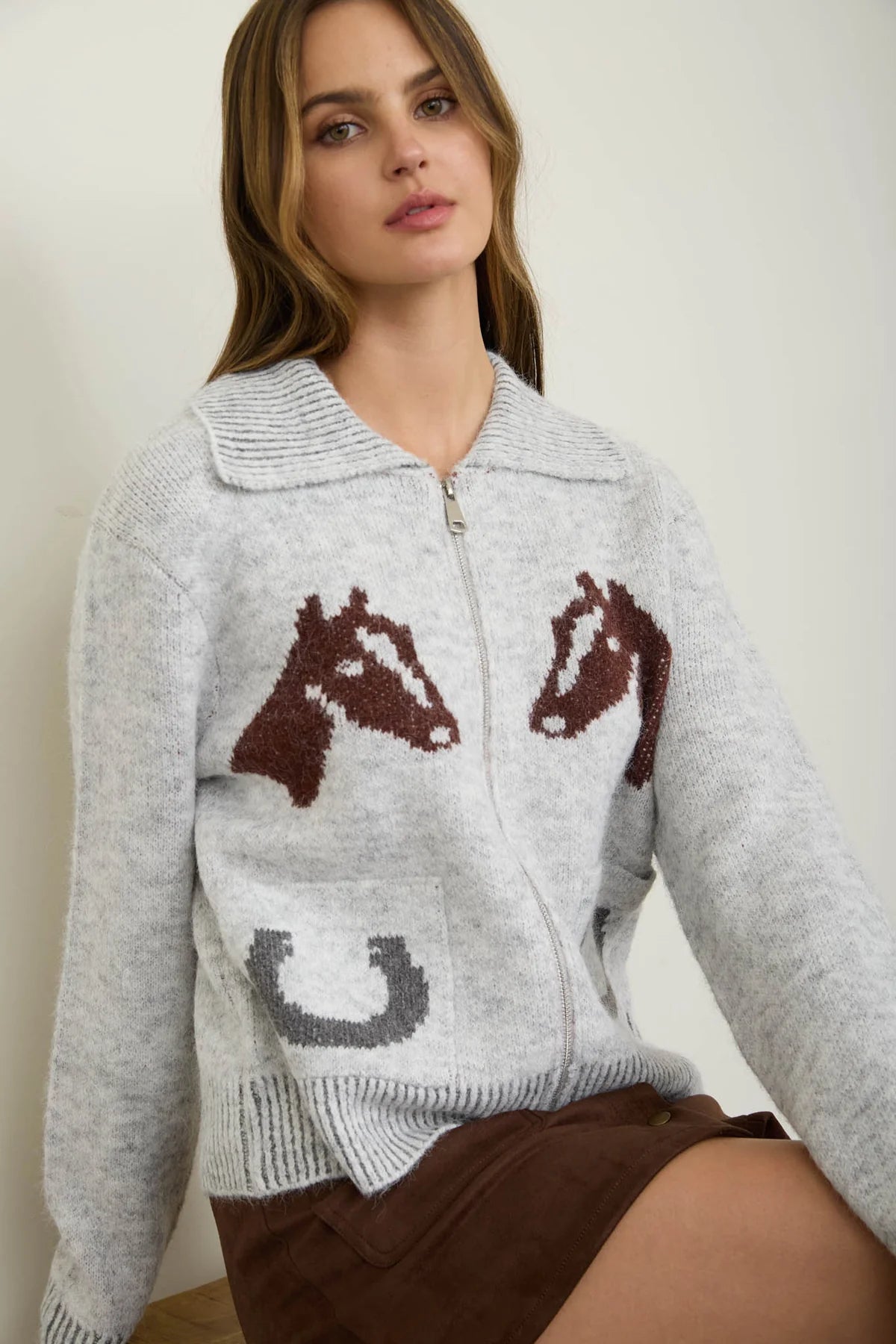 Western Horse Sweater