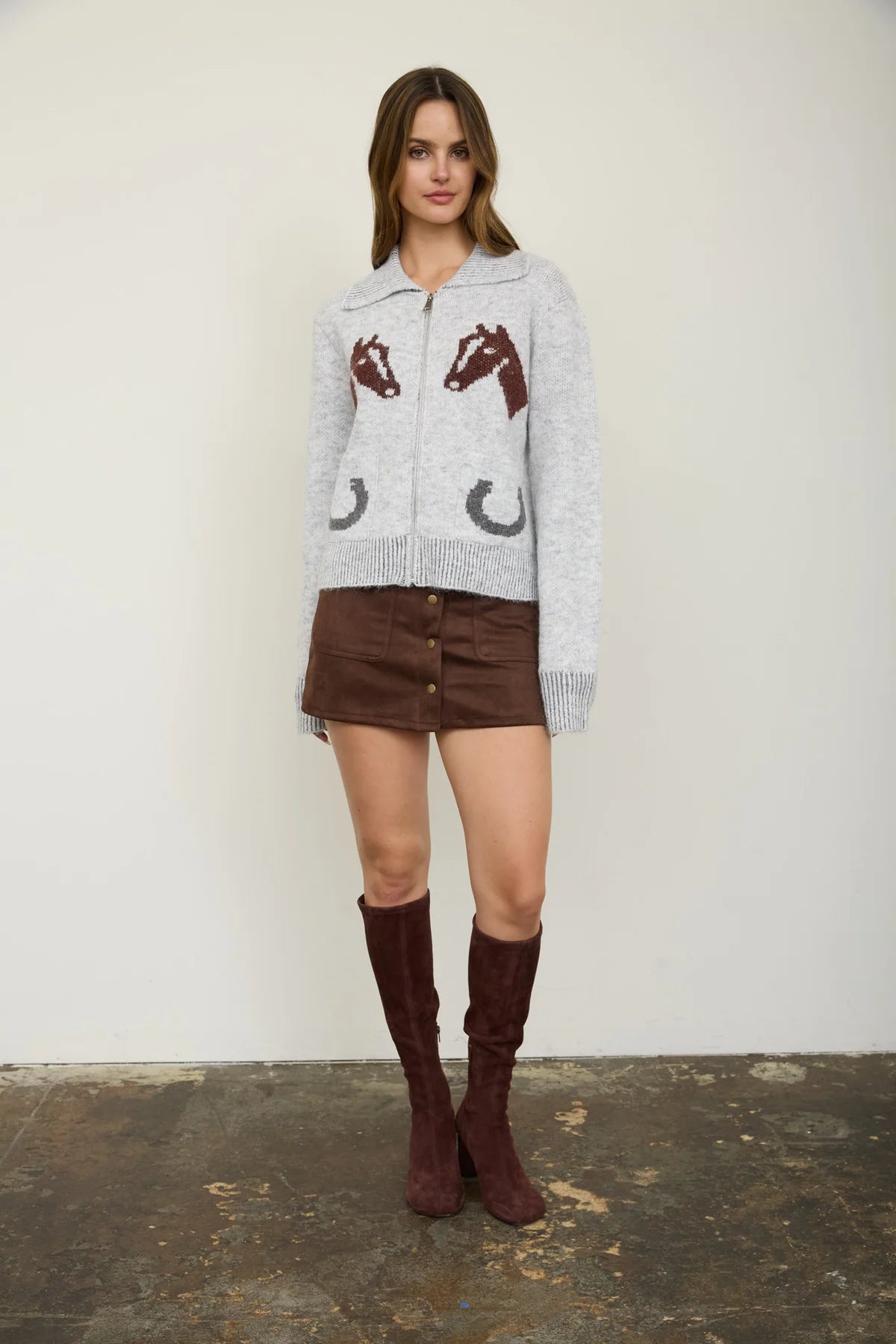 Western Horse Sweater