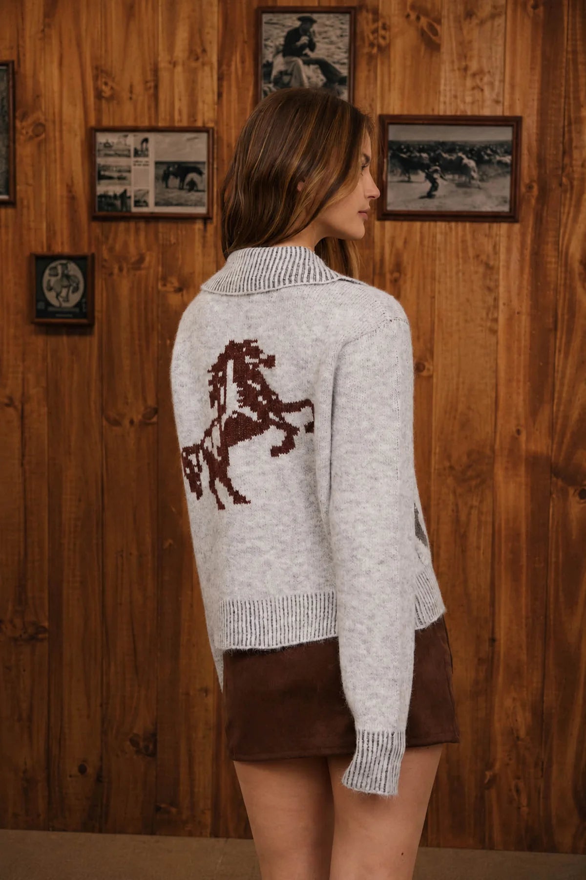Western Horse Sweater