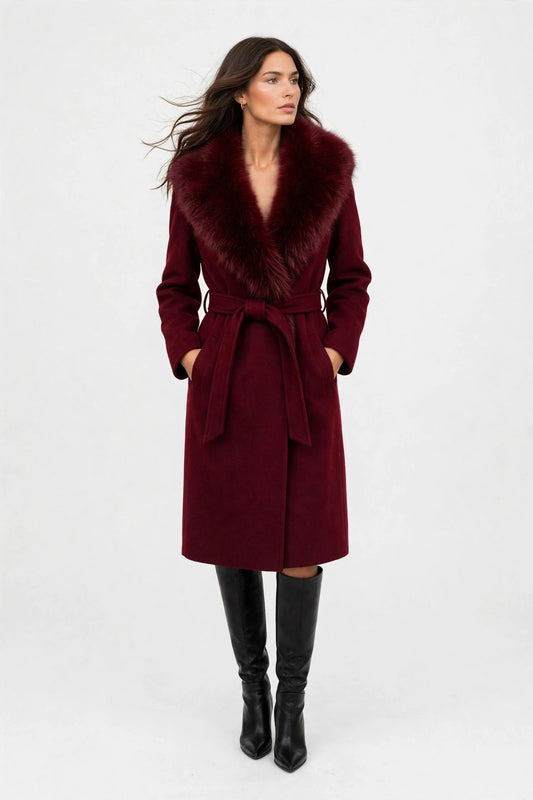 Monarch Fur Collar Coat
