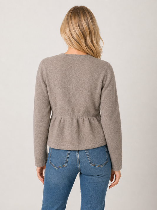 Cinched Waist Cardigan