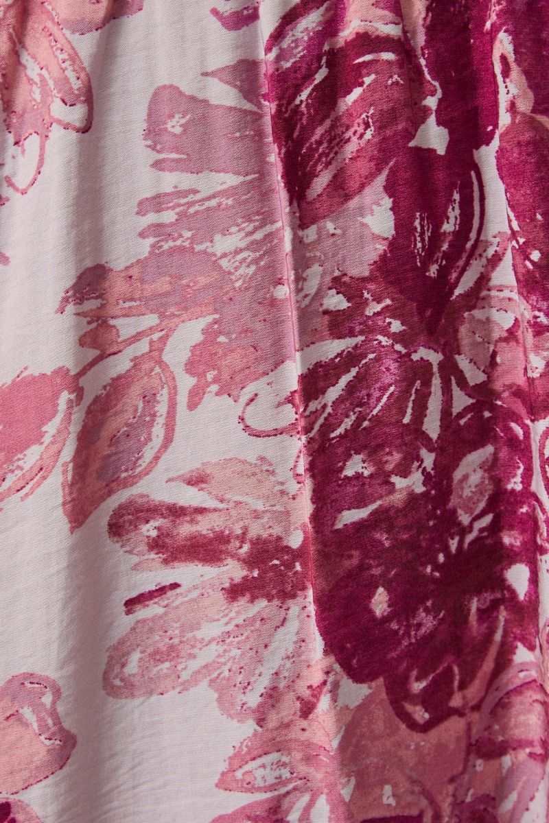 Tie Strap Floral Midi Dress