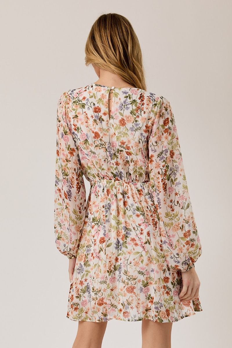 Long Sleeve Floral Dress