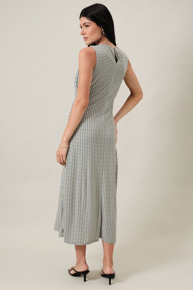 Geo Print Midi Dress
