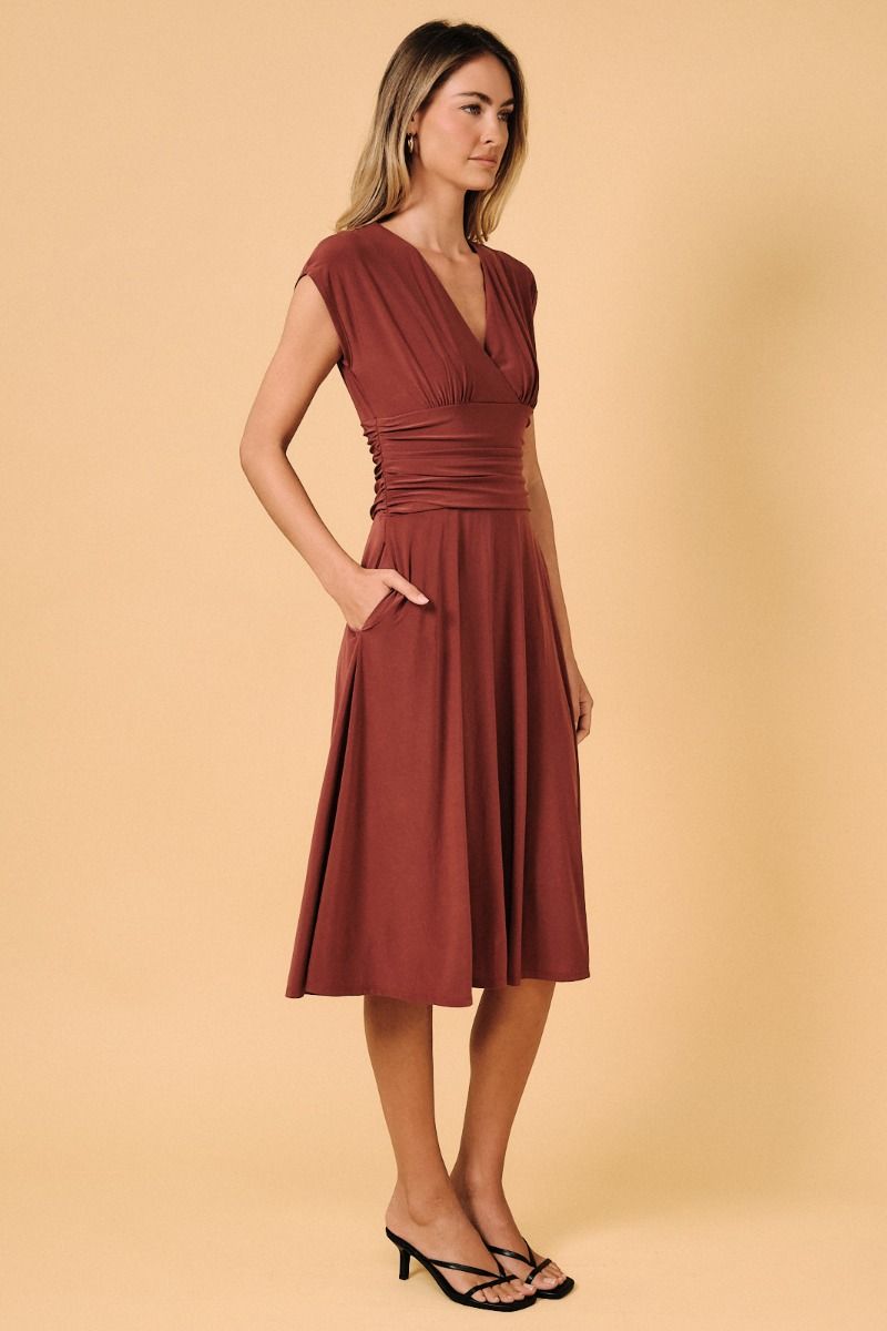 Ruched Waist Dress