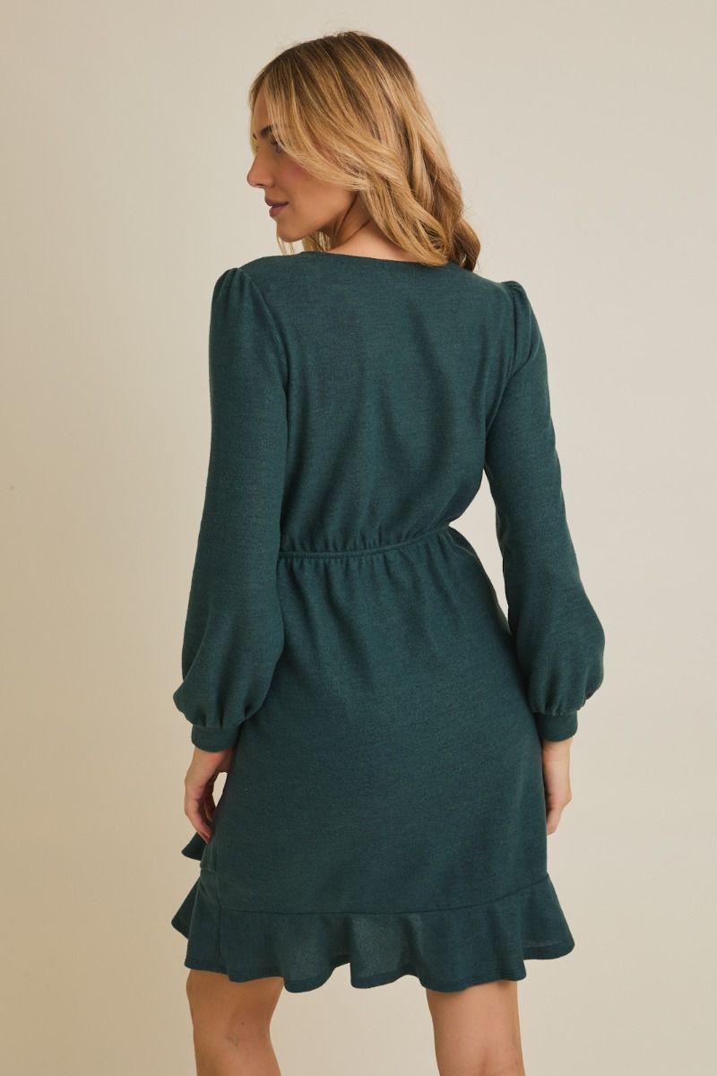 Long Sleeve Ruffle Dress