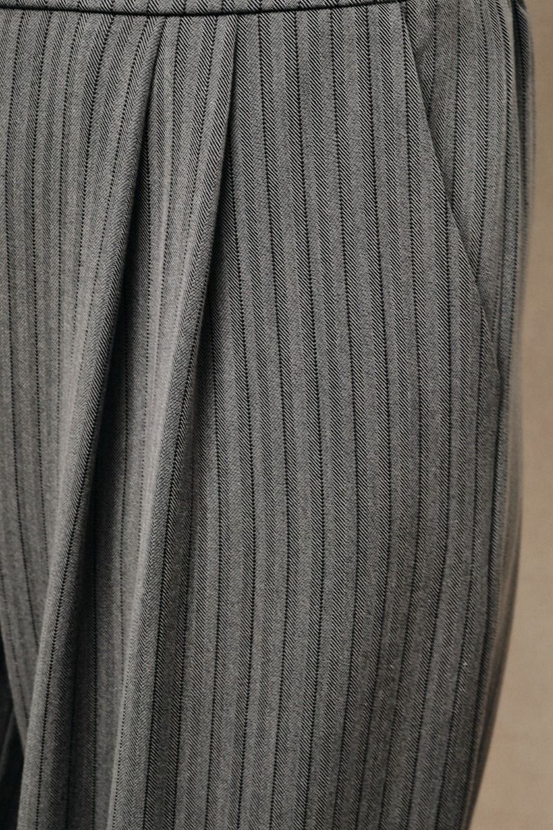 Pleated Wide Leg Pant