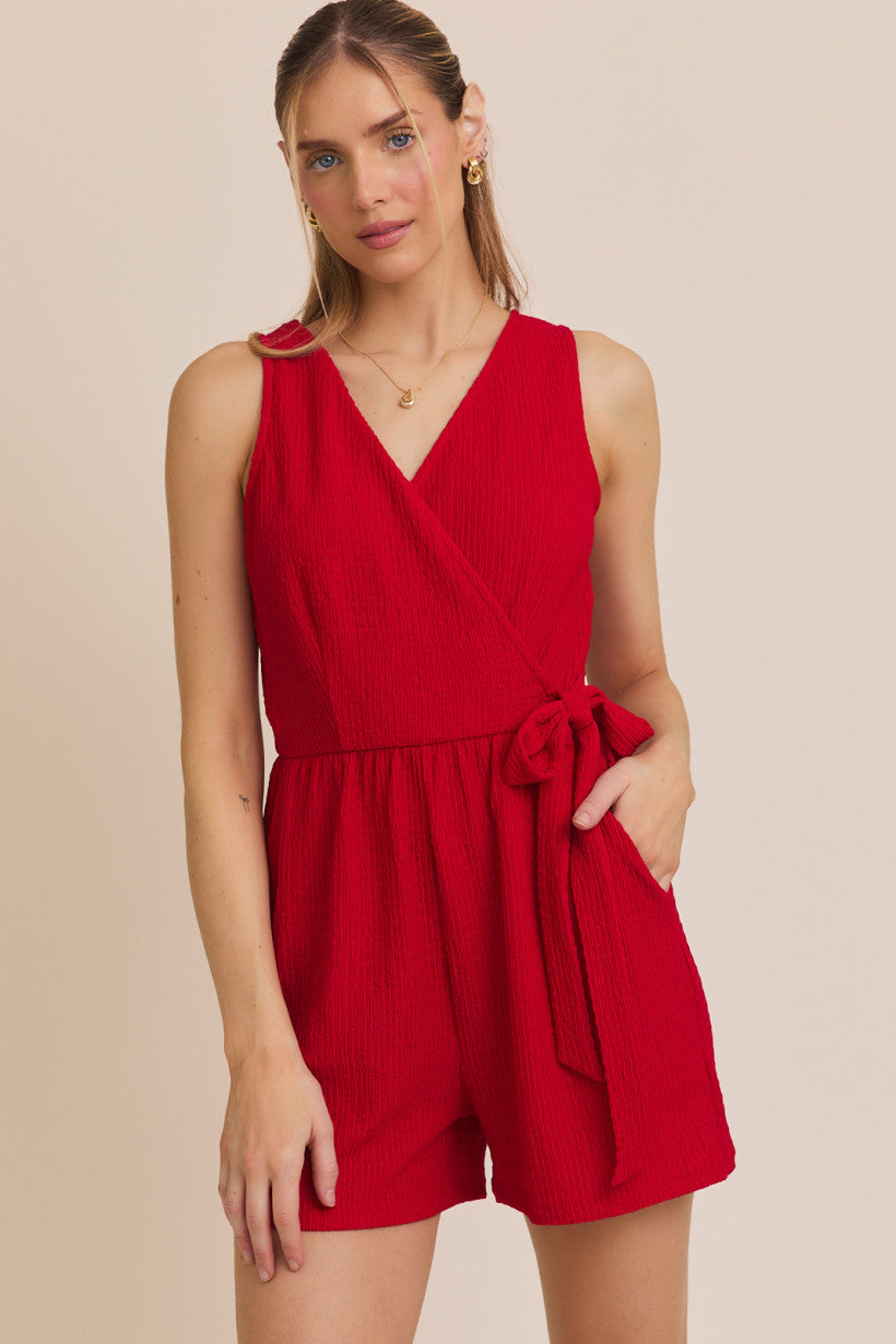 Faux Wrap Romper