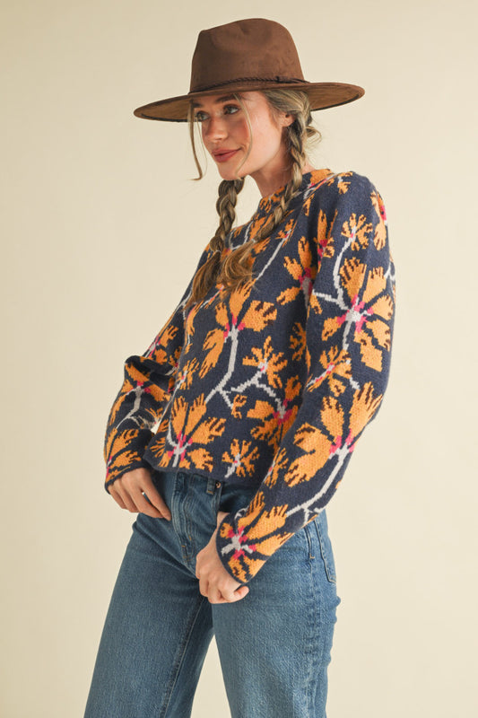 Fall Mock Neck Sweater