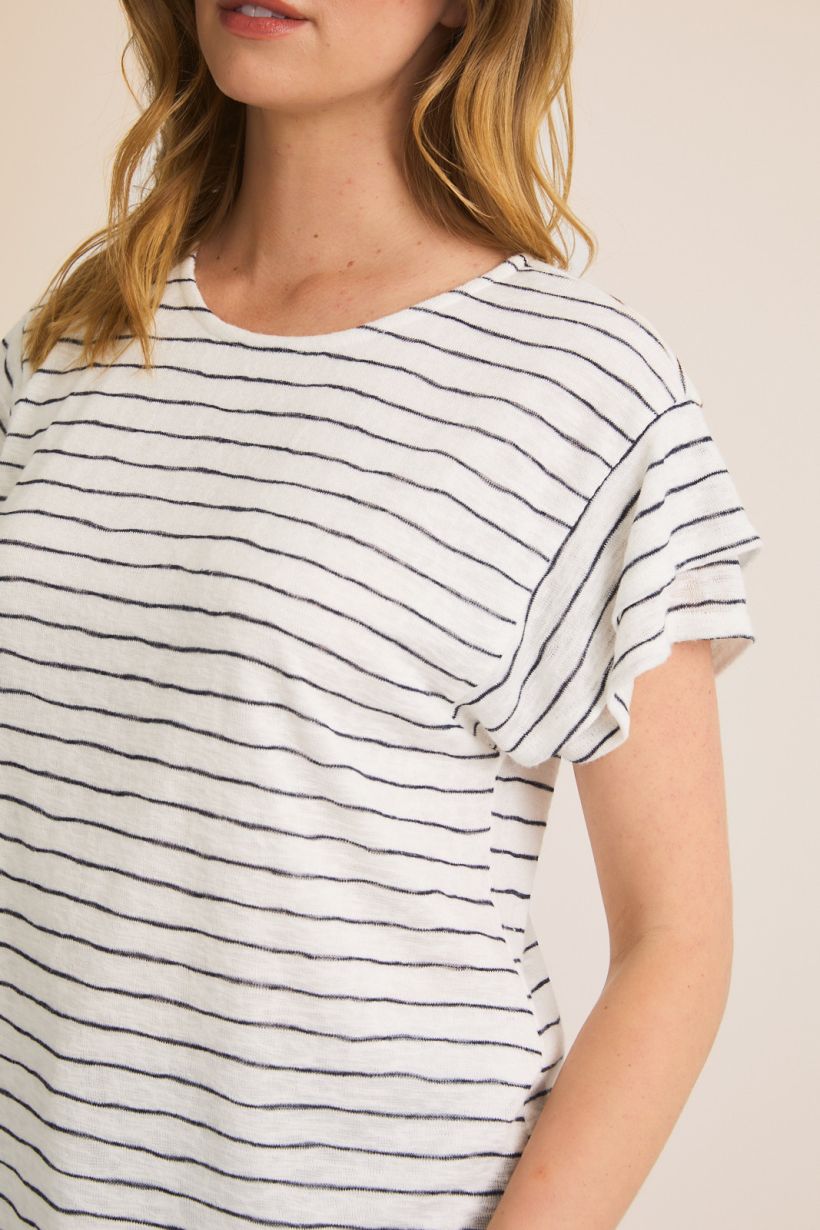Ruffle Sleeve Top