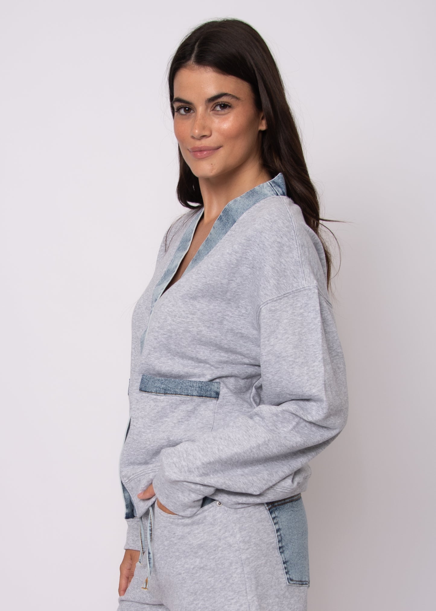 Kelly Denim Cardigan