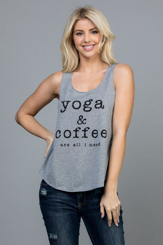 Yoga and Coffee Tank