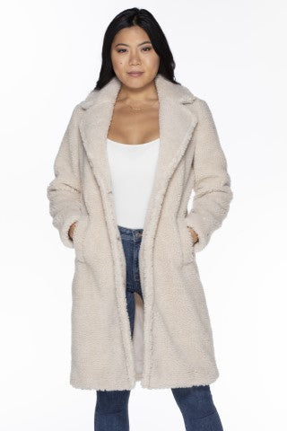 Faux Sherling Cream Jacket