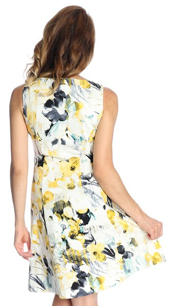 Sunny Floral Print Dress
