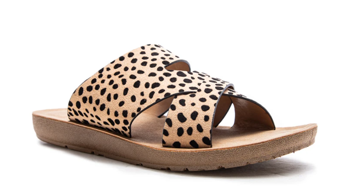 Leopard Print Mule Sandal