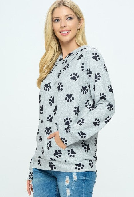Paw Print Hoodie