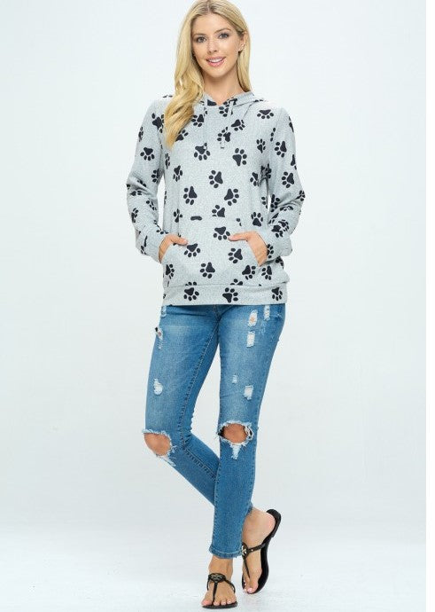 Paw Print Hoodie