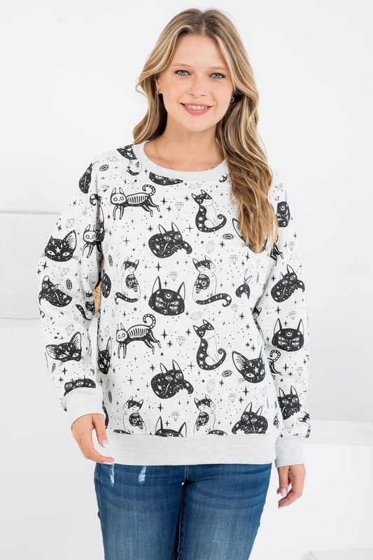 Crystals and Cats Sweatshirt