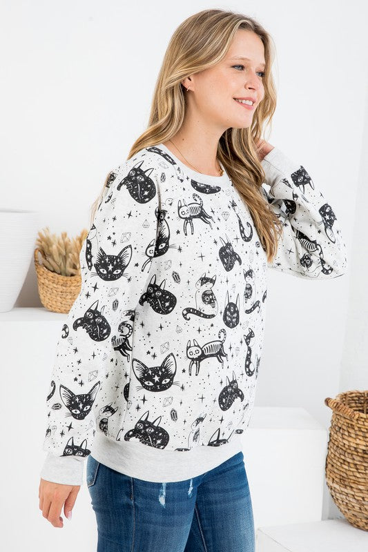 Crystals and Cats Sweatshirt