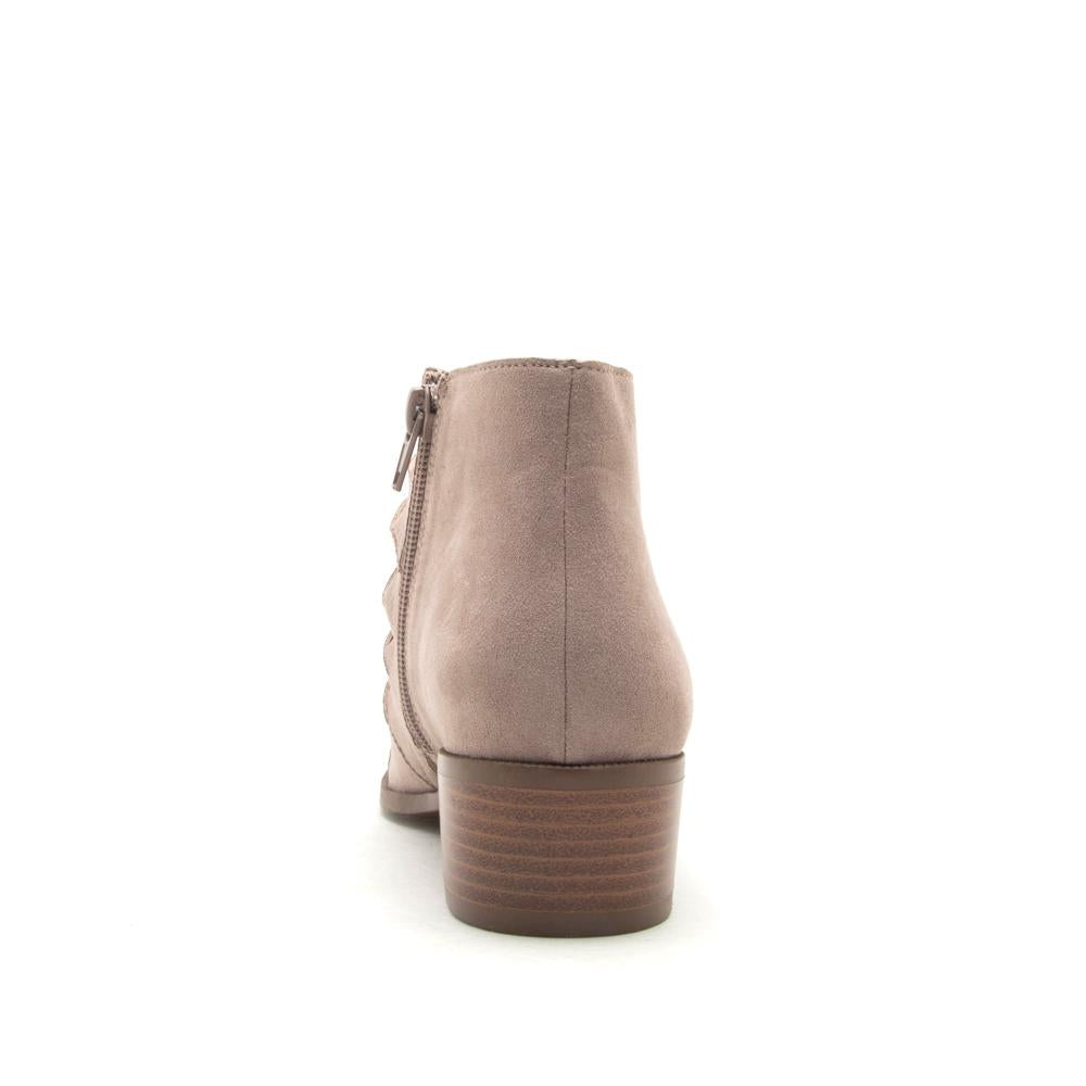 Front Braided Taupe Bootie