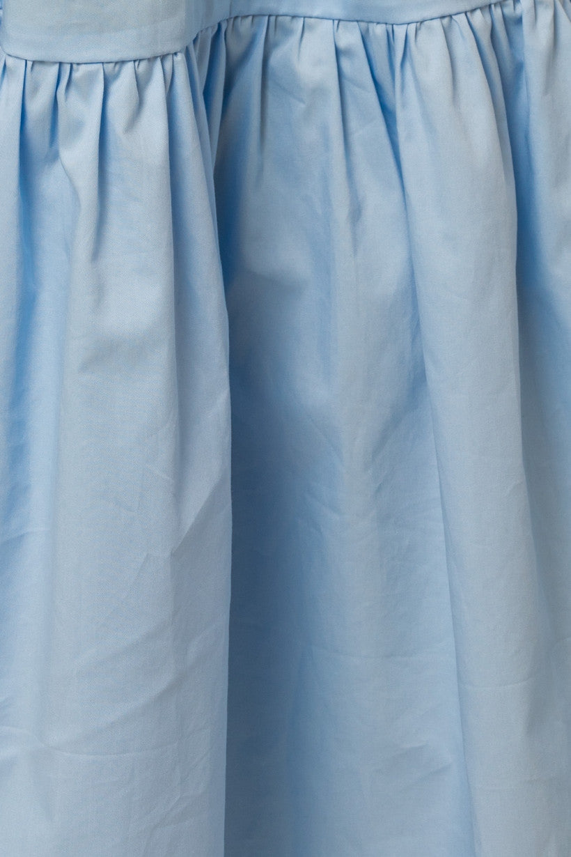 Smocked Tie Waist Wrap Top Tiered Dress